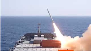 Watch: Iran fires first long-range ballistic missiles from warship, simulates strike on Israeli base