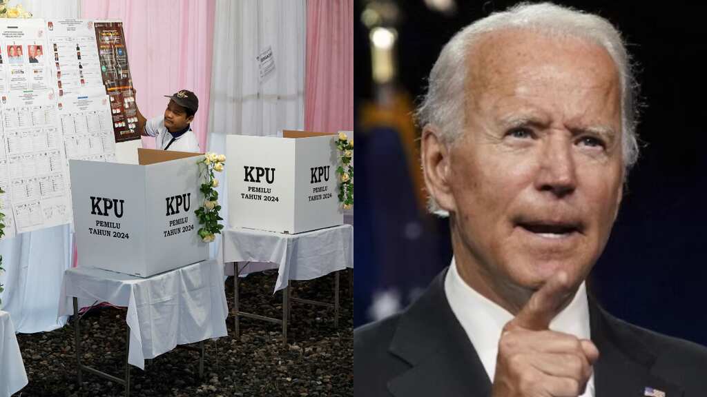 Morning news brief: Biden criticises Trump over NATO comments; Indonesia votes for new prez, and more