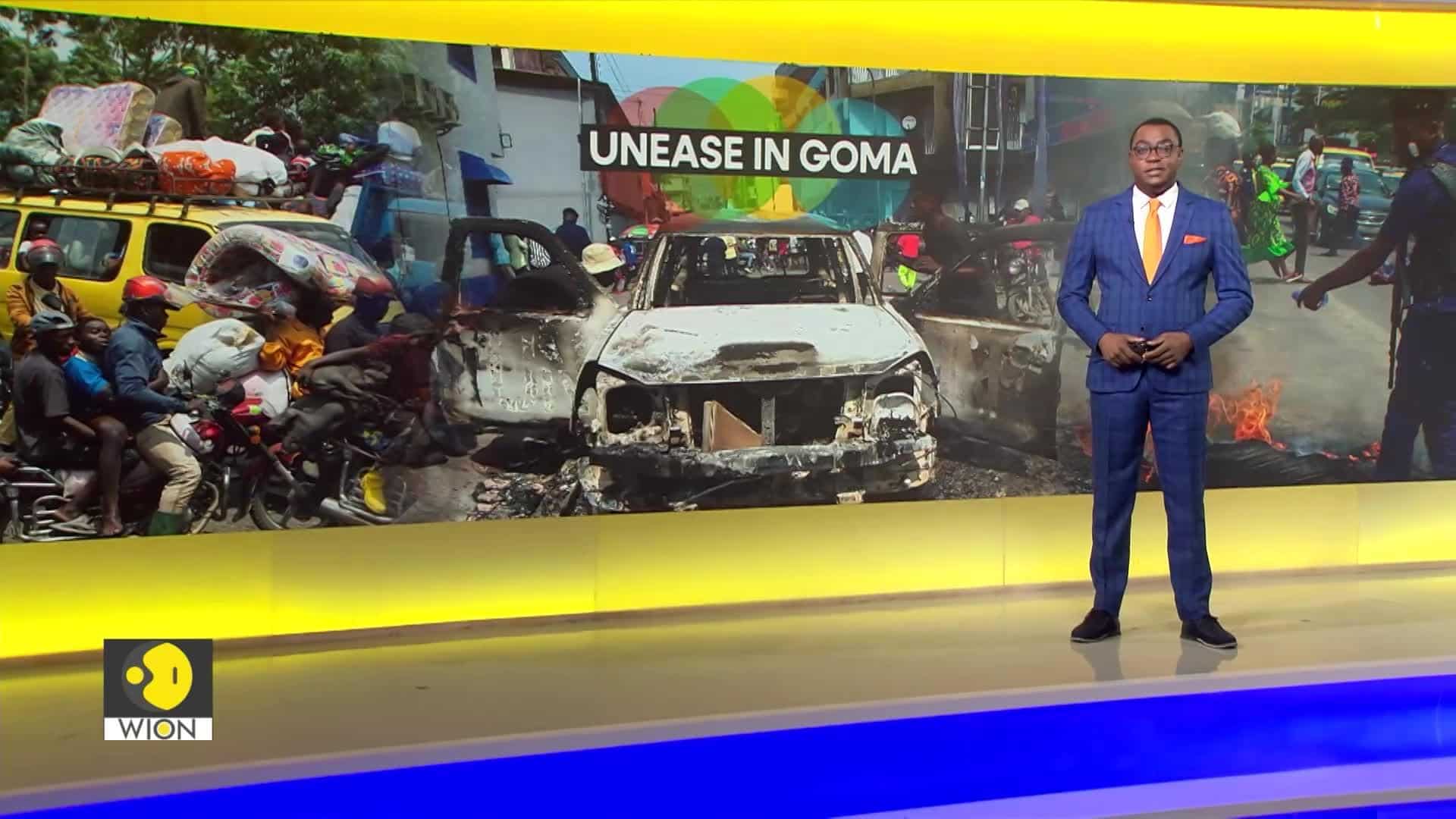 DR Congo violence: Panic in Goma as M23 rebels advance World Of