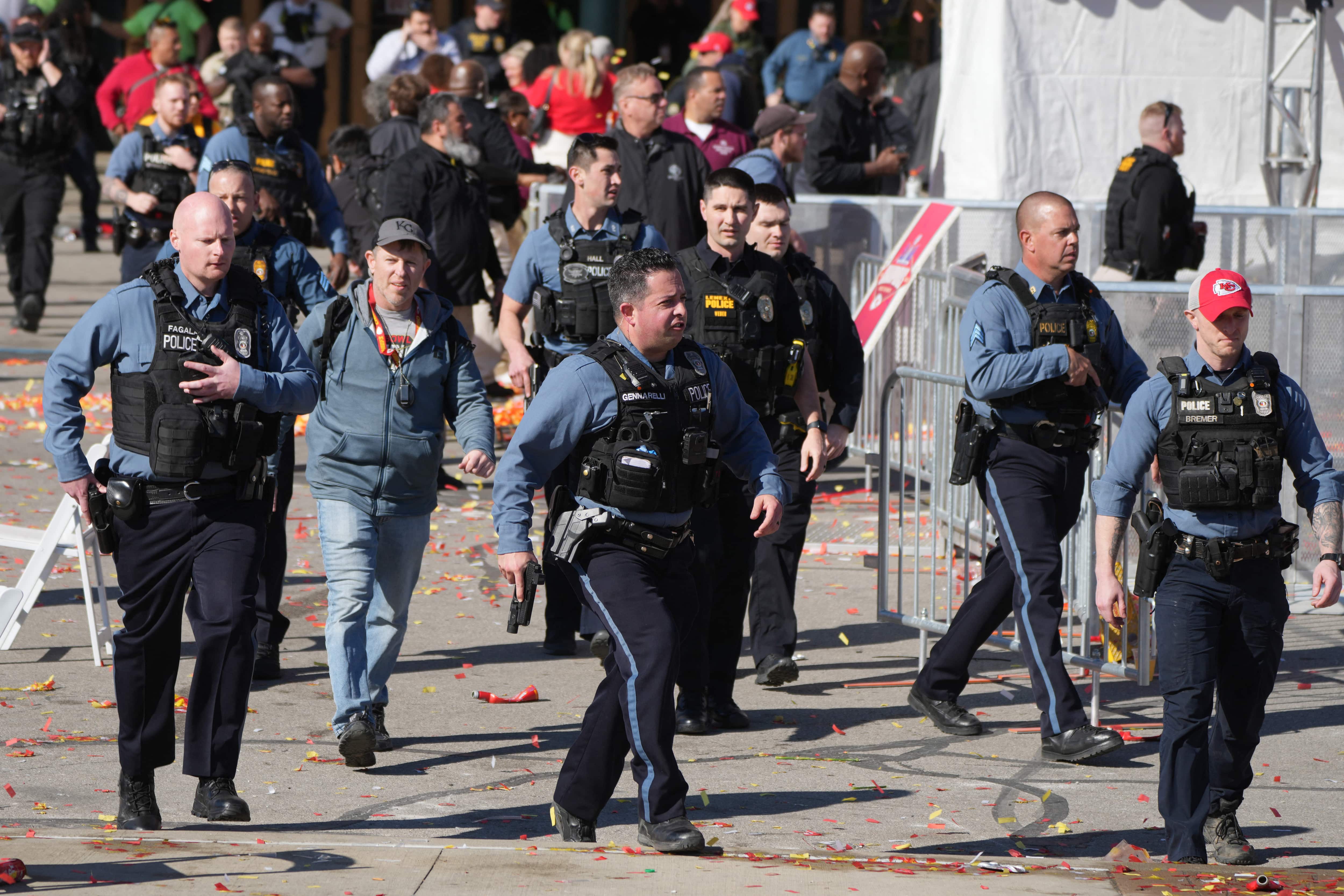Kansas Super Bowl parade shooting: TV broadcast shows moment shots were heard. Watch
