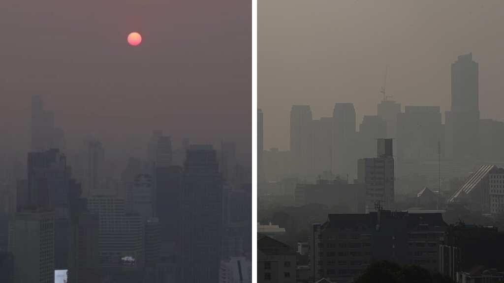 Bangkok engulfed in high level of pollution, employees asked to work from home