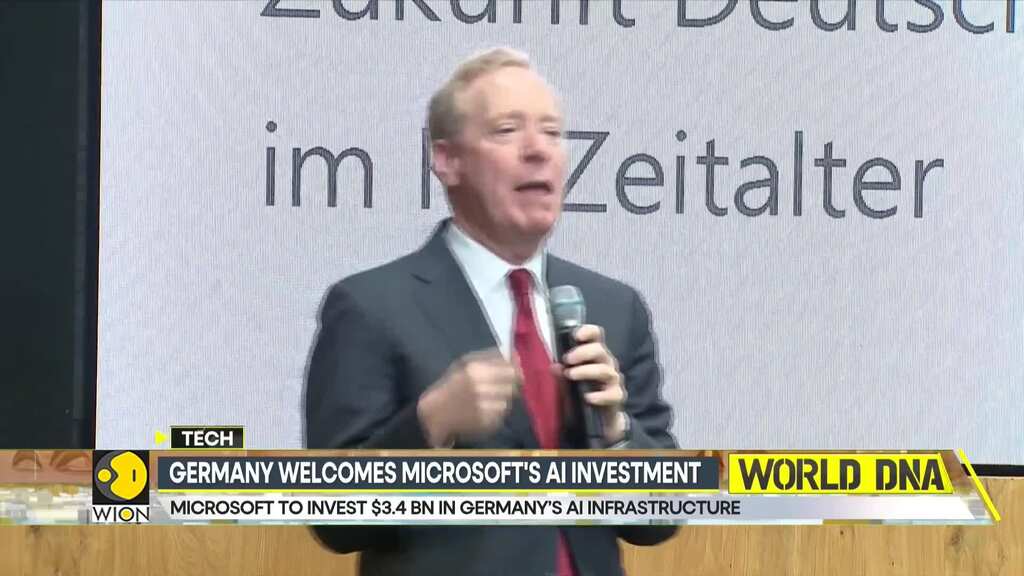 Microsoft bets on Germany in $3.4 bn AI push