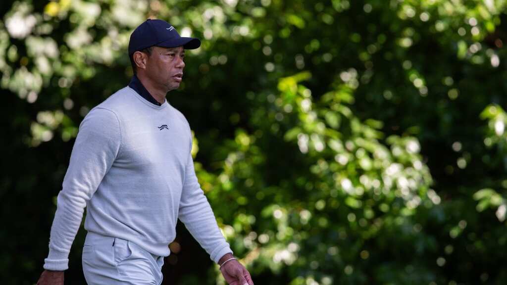 Golf: Tiger Woods struggles in PGA return as Cantlay leads at Riviera