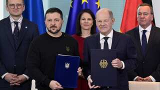 Zelensky signs 'historic' security pact with Germany