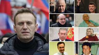 From Navalny to Prigozhin, many of Putin's critics have met unceremonious deaths