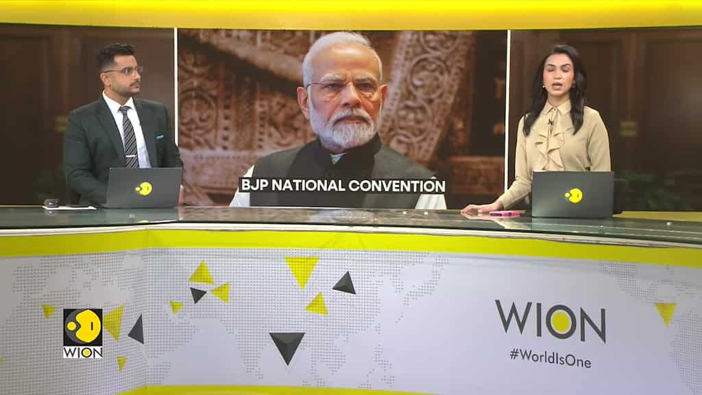 India: PM Modi outlines election strategy at BJP's National Convention, says next 100 days important