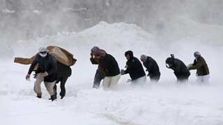 Afghanistan: 25 killed in landslide caused by snow, more feared dead