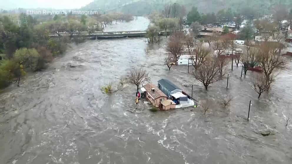 Flood warning issued for entire California, 37 million residents advised to stay off roads