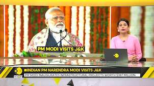 PM Modi flags off first electric train in Jammu & Kashmir, inaugurates projects worth $387 mn