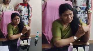 Watch: Telangana executive engineer breaks down after being caught taking $1,000 in bribe