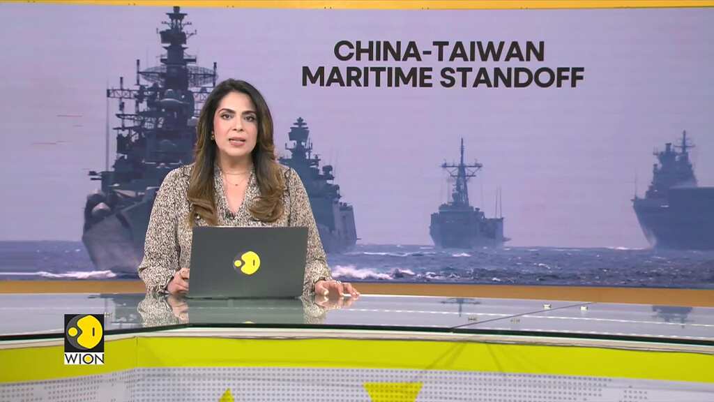 Chinese coast guard boat driven away by Taiwan as tensions rise