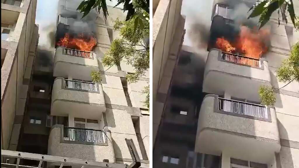 India: 83-year-old woman killed, another injured after massive fire erupts in Delhi building