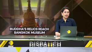 Lord Buddha and his disciples' relics reach Thailand