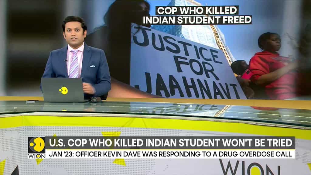 US cop who killed Indian student Jaahnavi Kandula won't be tried due to lack of evidence