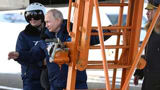 WATCH | Russian President Putin takes flight on nuclear-capable Tu-160M strategic bomber