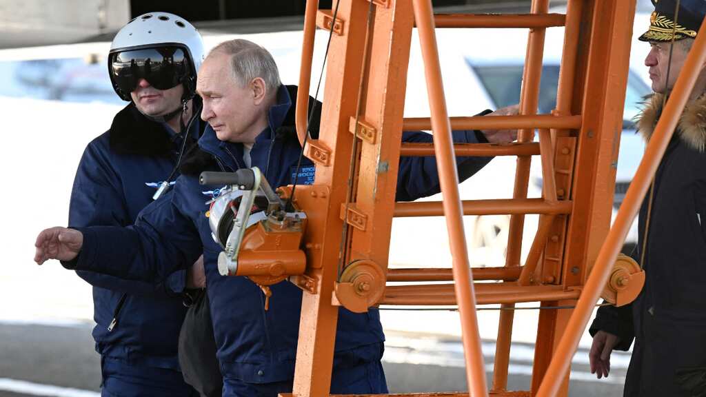 WATCH | Russian President Putin takes flight on nuclear-capable Tu-160M strategic bomber