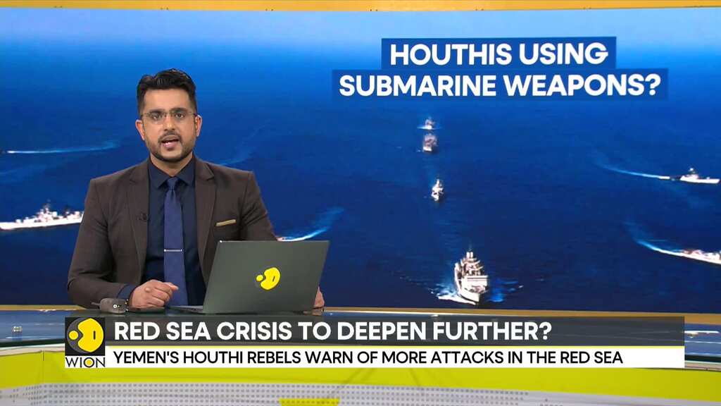 Red Sea crises: Houthis to step up Red Sea strikes, use 'submarine weapons', leader says