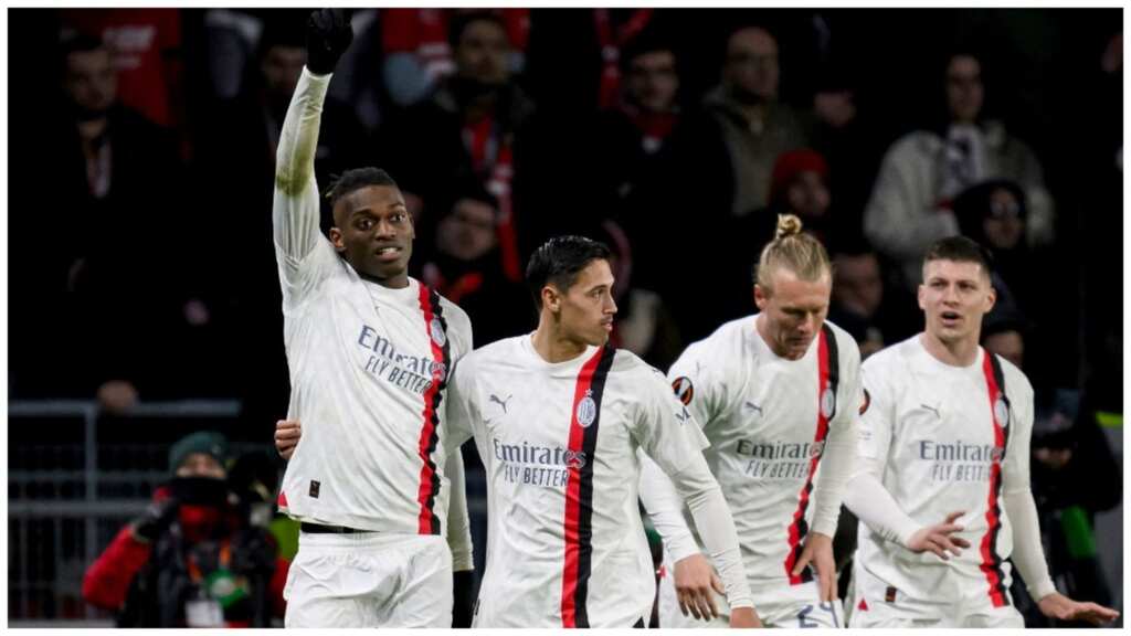 AC Milan, Benfica and Marseille reach Europa League last 16