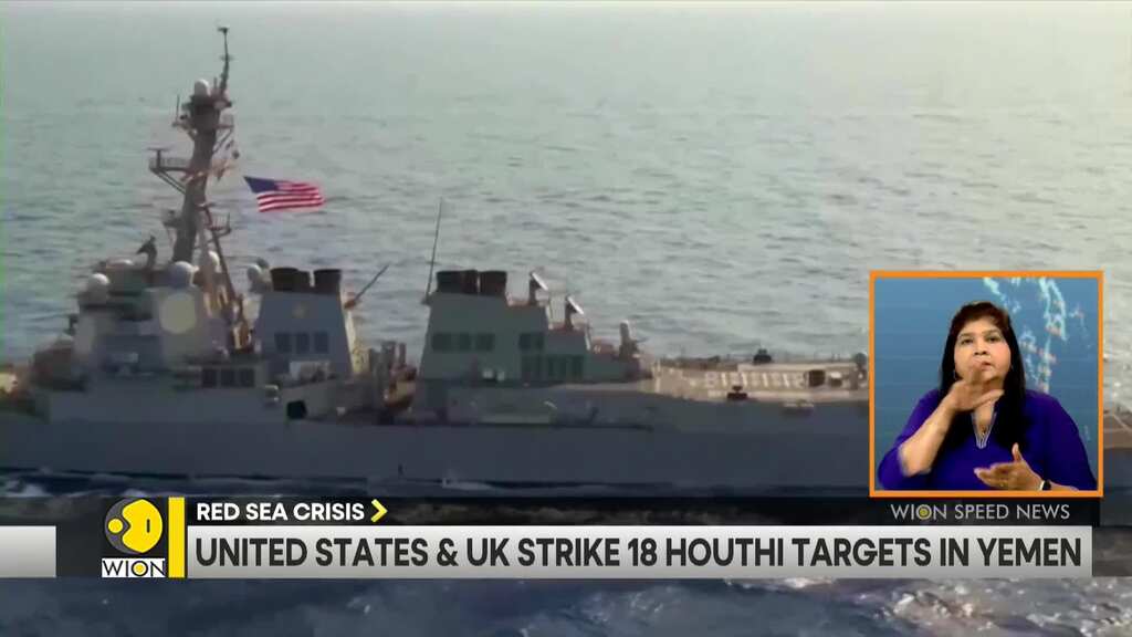 Red Sea Crisis: US & UK strike 18 Houthi targets in Yemen | Trump wins South Carolina Primary