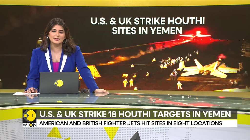 Red Sea Crisis: US and British forces strike Houthis in Yemen again