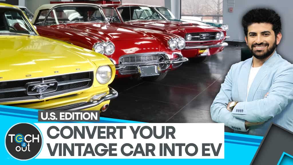 American startup turns muscle cars into EVs