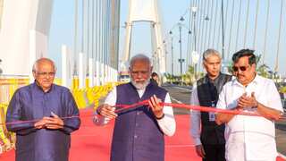 PM Modi inaugurates India's longest cable-stayed bridge 'Sudarshan Setu' in Gujarat