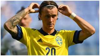 Sweden midfielder Kristoffer Olsson hospitalised with brain condition, says his Danish club