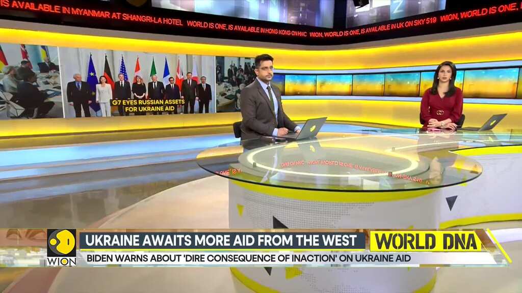G7 eyes Russian assets for Ukraine aid; Biden warns about 'dire consequence of inaction' on aid