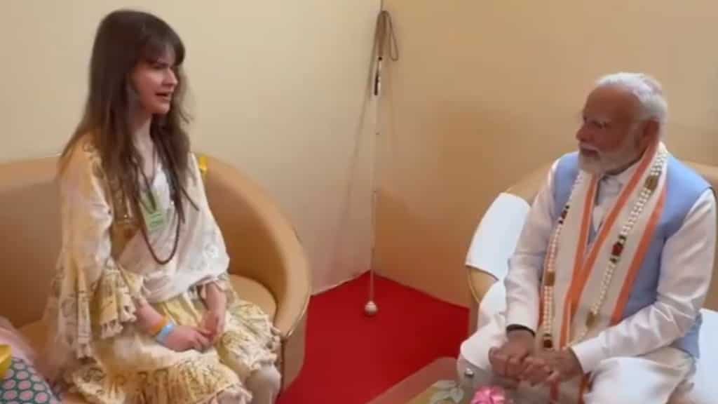 WATCH: PM Modi applauds German singer as she sings devotional song 'Achyutam Keshavam'
