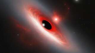 Scientists find oldest fiery-red supermassive black hole from universe’s infancy