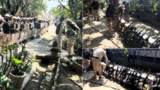 India: ‘Arms down’ protest by Manipur commandos over restraint order on action against armed group