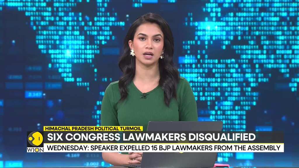India: 6 Congress MLAs disqualified by Himachal Pradesh speaker