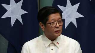 Philippines on frontline of battle for regional peace, President Marcos tells Australian parliament