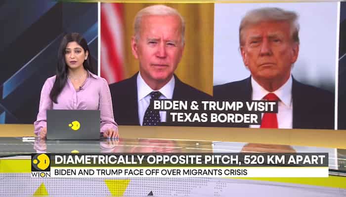 US: Joe Biden, Donald Trump visit Texas border
