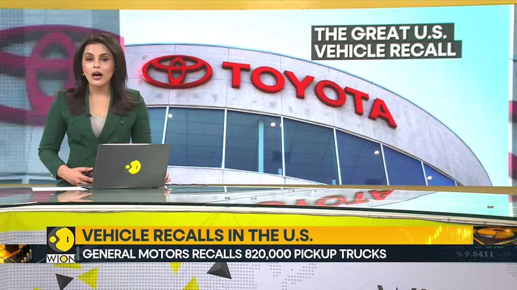 General motors recalls 820,000 pickup trucks