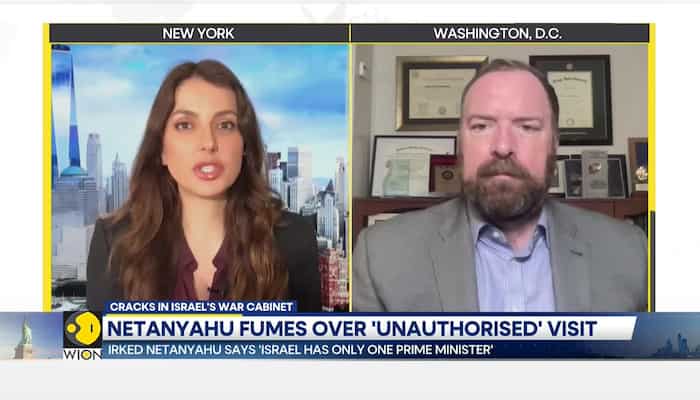 Israel War: Netanyahu's political rival Benny Gantz in US to discuss Gaza ceasefire