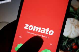 India’s Zomato soars to record high, defying slow trend in internet stocks