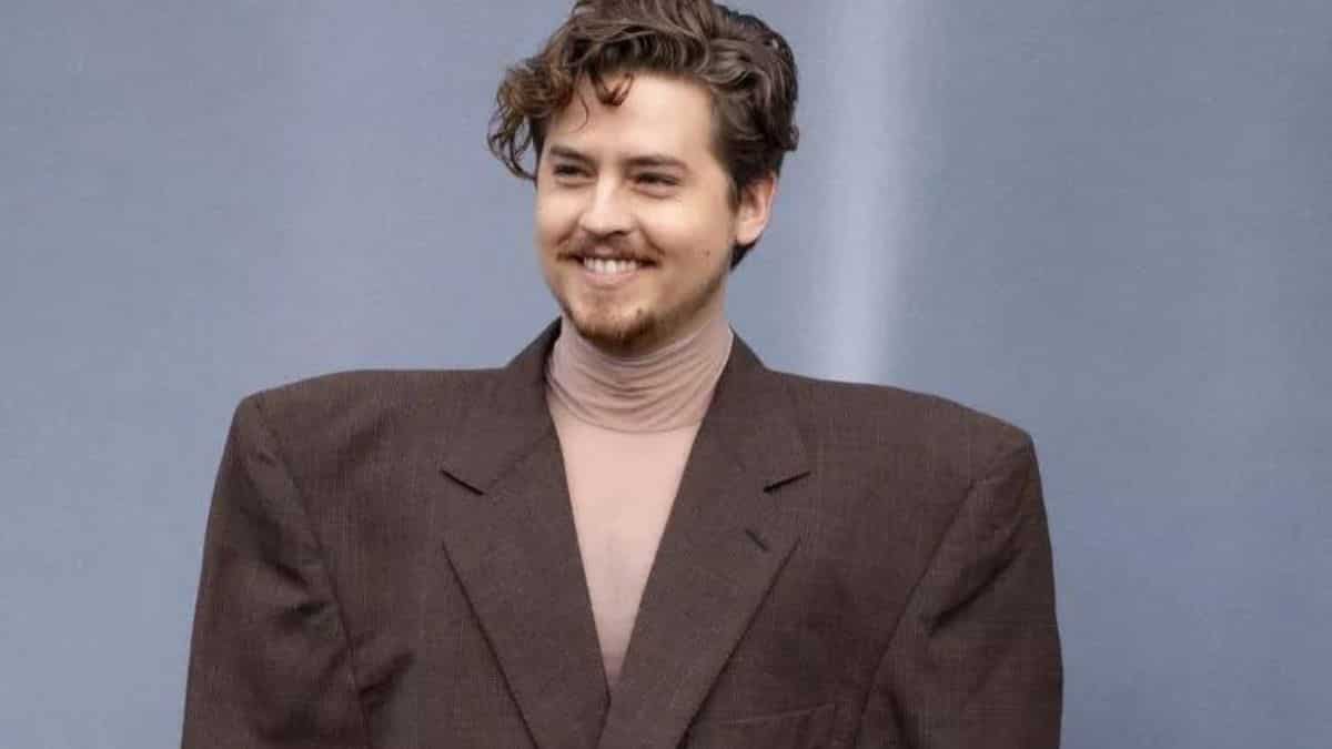 Cole Sprouse arrives at Balenciaga's PFW show in mega-sized suit: See viral pics