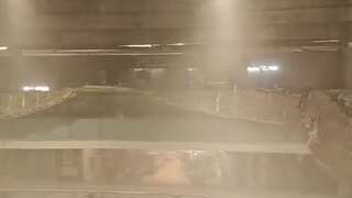Video: Portion of roof collapses at Delhi’s Ambience Mall, debris scatters all around escalators