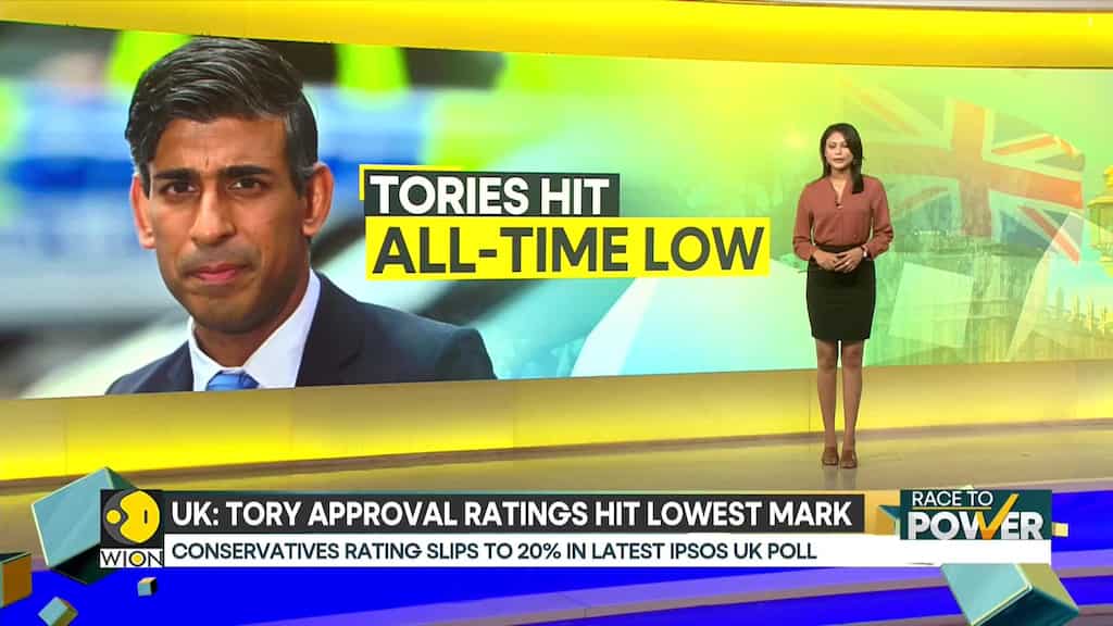 UK: Tory approval ratings hit lowest mark