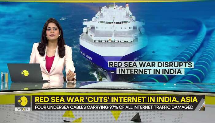 Gravitas | Red Sea War cuts internet from India to Europe | Who's sabotaging undersea cables?