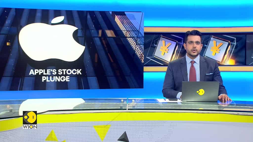 Apple's market value below Microsoft's net worth