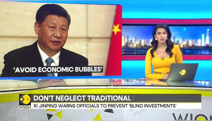 Jinping warns officials to prevent 'blind investments', says 'don't neglect traditional industries'