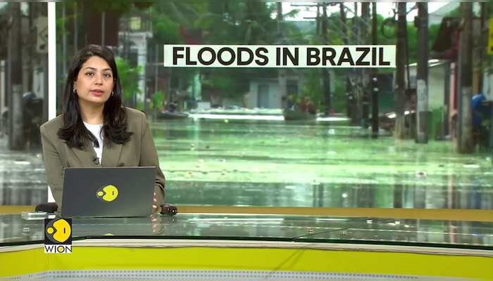 Over 12,000 people displaced in flood-hit Brazilian state
