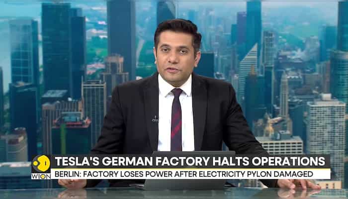 Tesla halts German factory production after attack claimed by far-left group