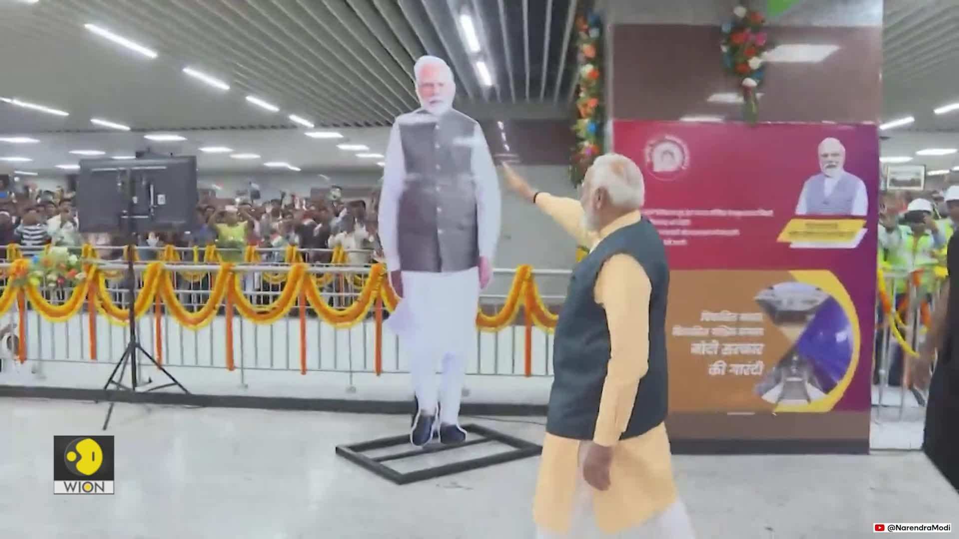 Pm Modi Unveils India S 1st Underwater Metro Route Other Projects In Pm Modi Unveils India S 1st Underwater Metro Route Other Projects In