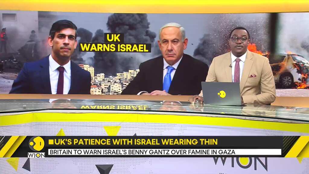 Britain to warn Israel's Benny Gantz over famine in Gaza