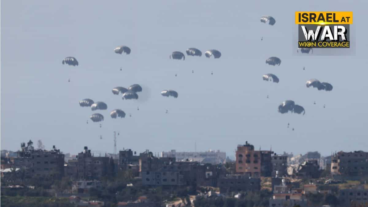 Israel-Hamas war: US airdrops fresh round of humanitarian aid to Gaza; 36,800 meals delivered