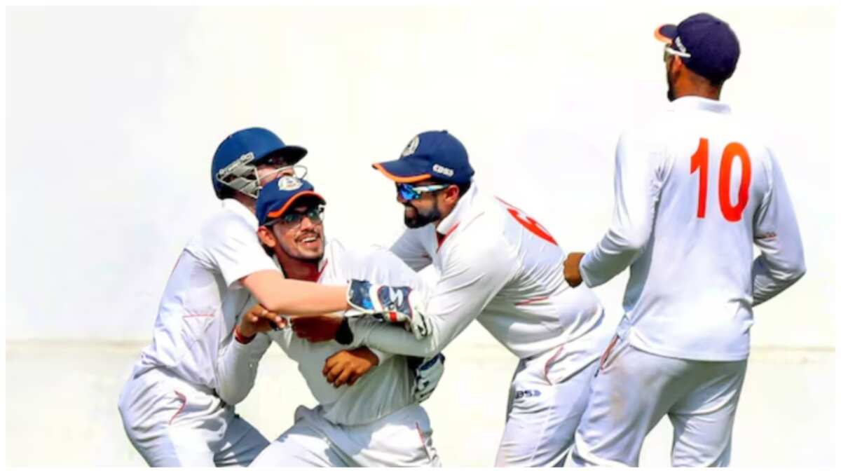 Ranji Trophy 2023/24: Vidarbha beat MP by 62 runs to set up mega final against Mumbai Ranji Trophy 2023/24: Vidarbha beat MP by 62 runs to set up mega final against Mumbai