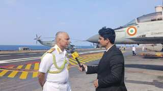 Indian Navy chief on board INS Vikrant speaks to WION about INS Jatayu and Red Sea crisis